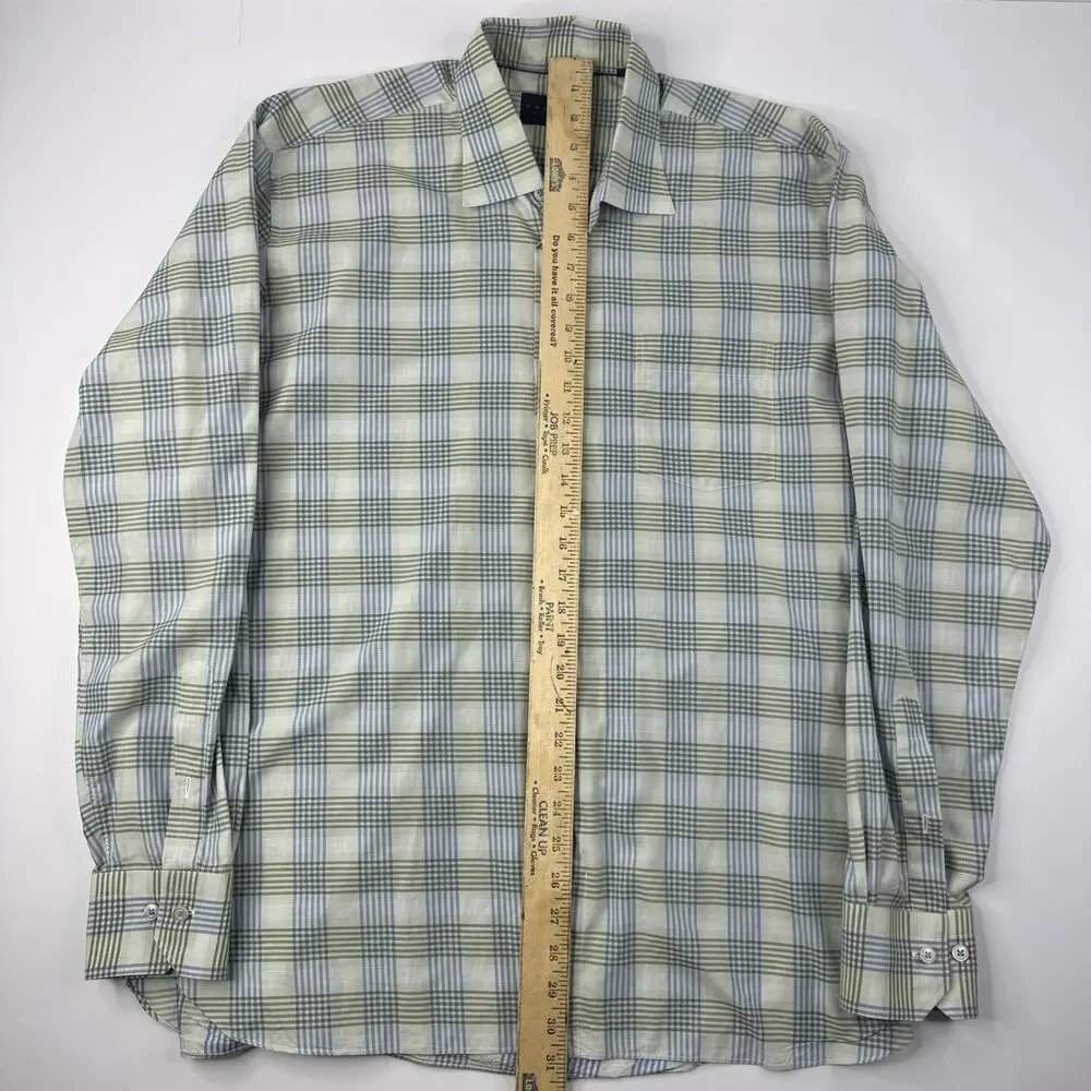 Calder Carmel Limited Edition Multicolor Plaid Button Down Shirt Large 1/150 - Picture 6 of 14